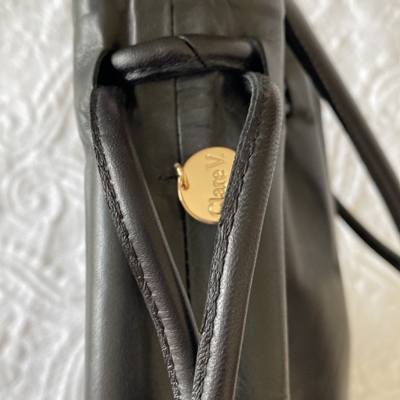 Clare V. Grand Henri large drawstring leather bag - Picture 7 of 16